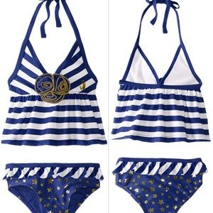 Rugged Bear Girl 18M Tankini Swimsuit Swimwear‎ NWT